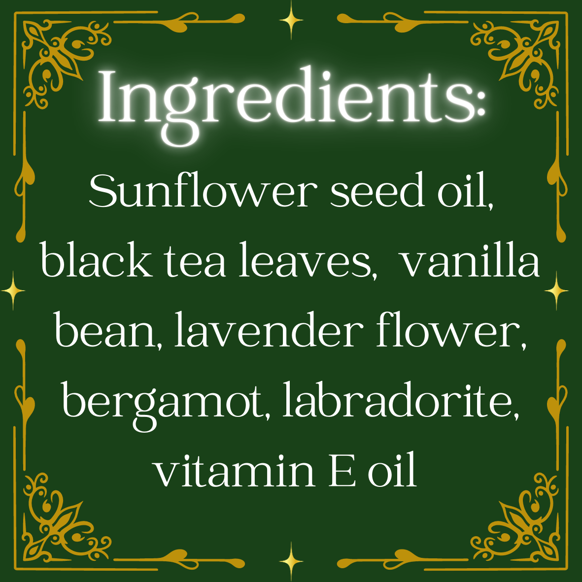 Earl Grey Body Oil