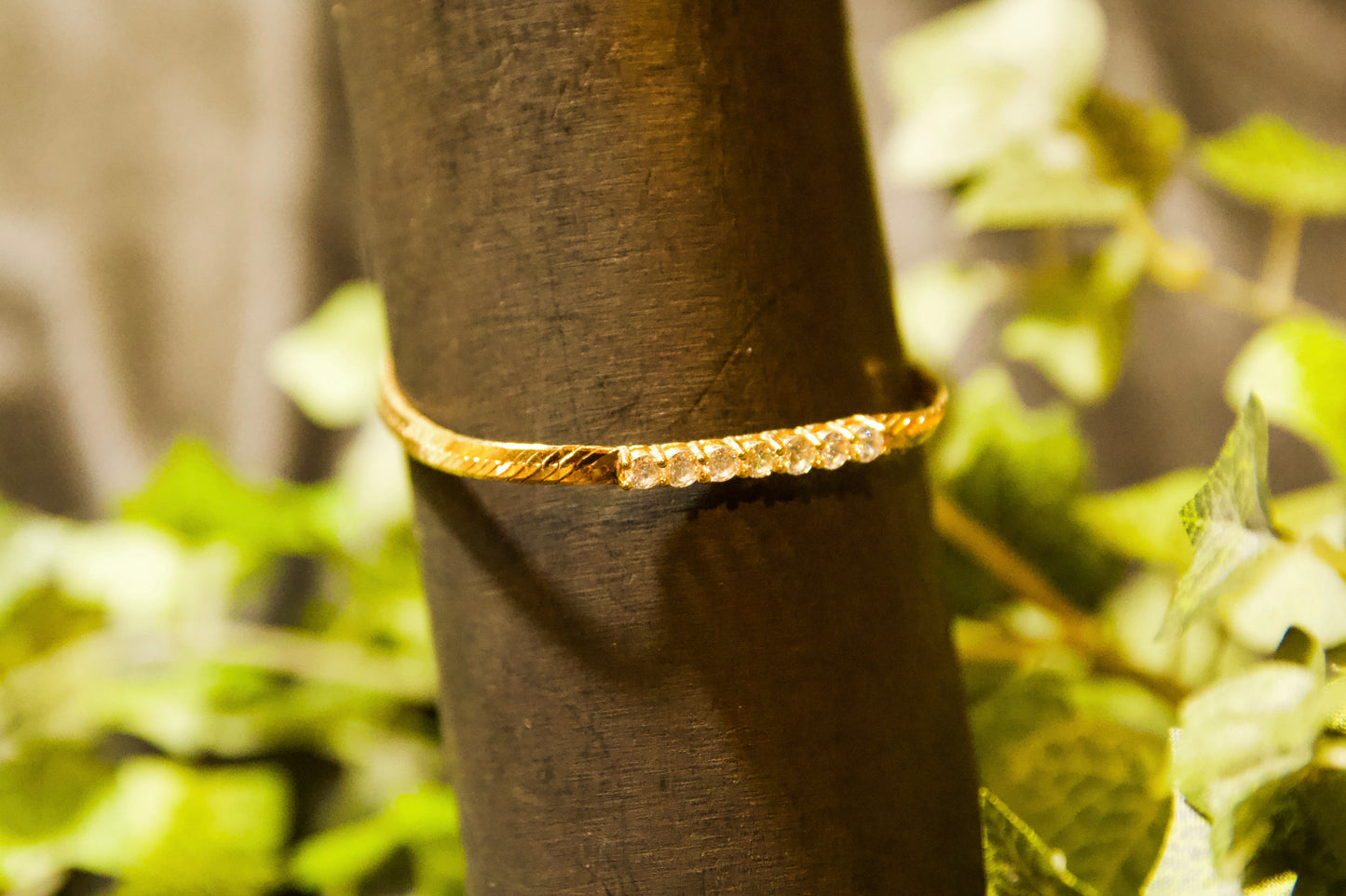 Small Gold Crystal Bracelet