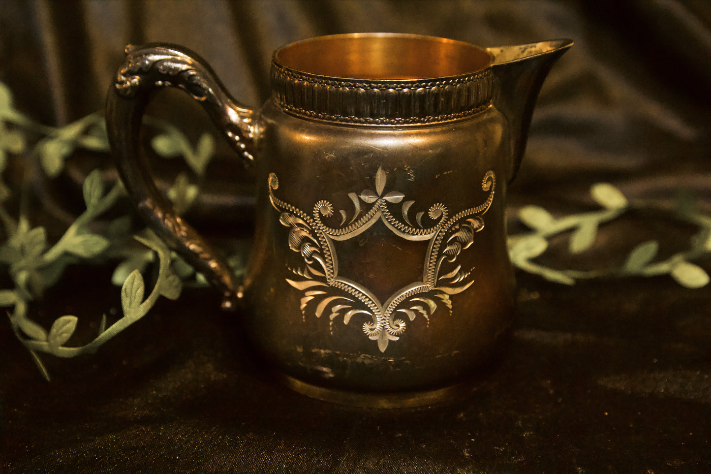 Vintage Rainbow Silver Tea Set