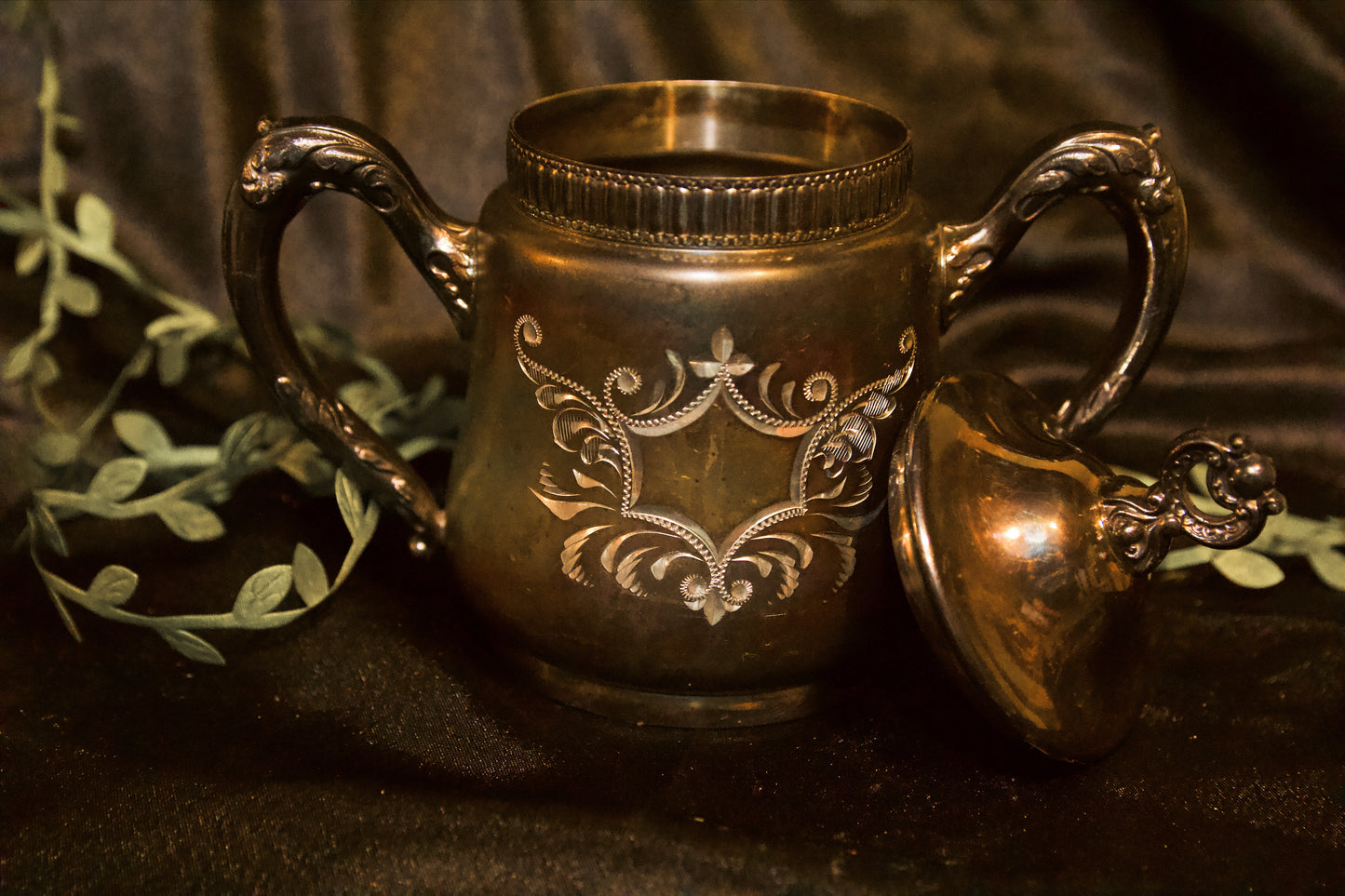 Vintage Rainbow Silver Tea Set