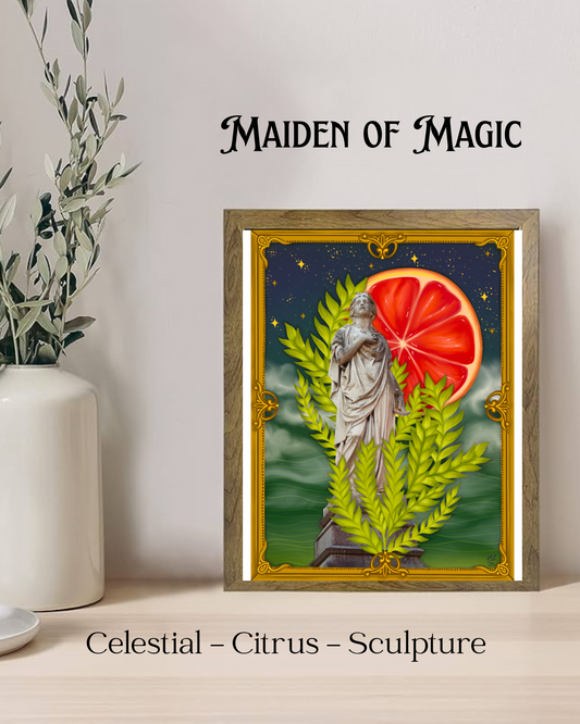 “Maiden of Magic” Art Print, 4x6, 8x10 in